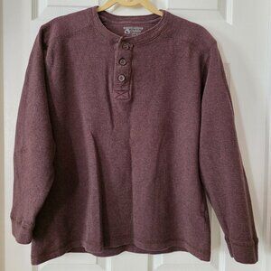 Gander Mountain Guide Series Rust Henley Men's Size Large